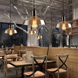 Designer Touch Decorative Retro Lighting Glass Pendant Light