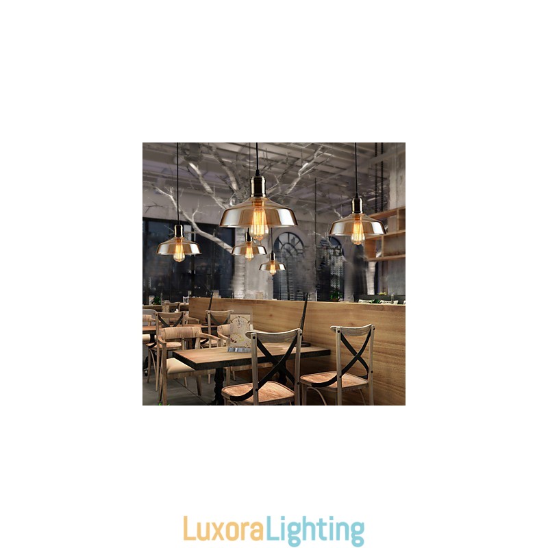 Designer Touch Decorative Retro Lighting Glass Pendant Light