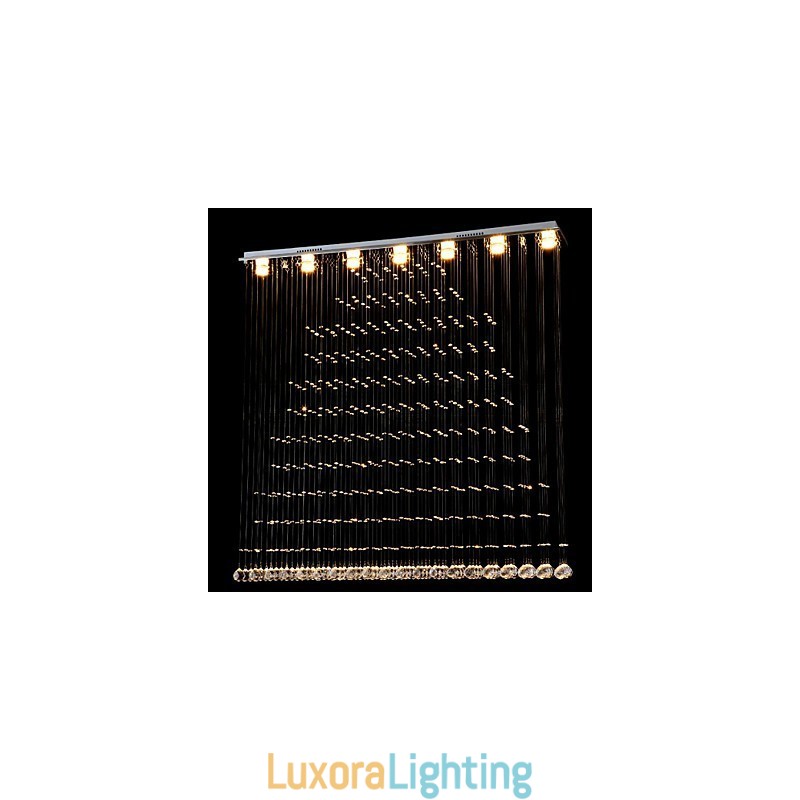 Designer Touch Decorative K9 Crystal Pendant Lamp Hanging Wire Chandelier Lighting Ceiling Light Indoor Caf茅