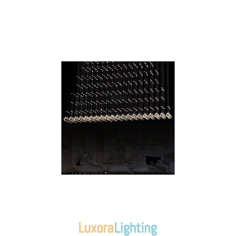 Designer Touch Decorative K9 Crystal Pendant Lamp Hanging Wire Chandelier Lighting Ceiling Light Indoor Caf茅