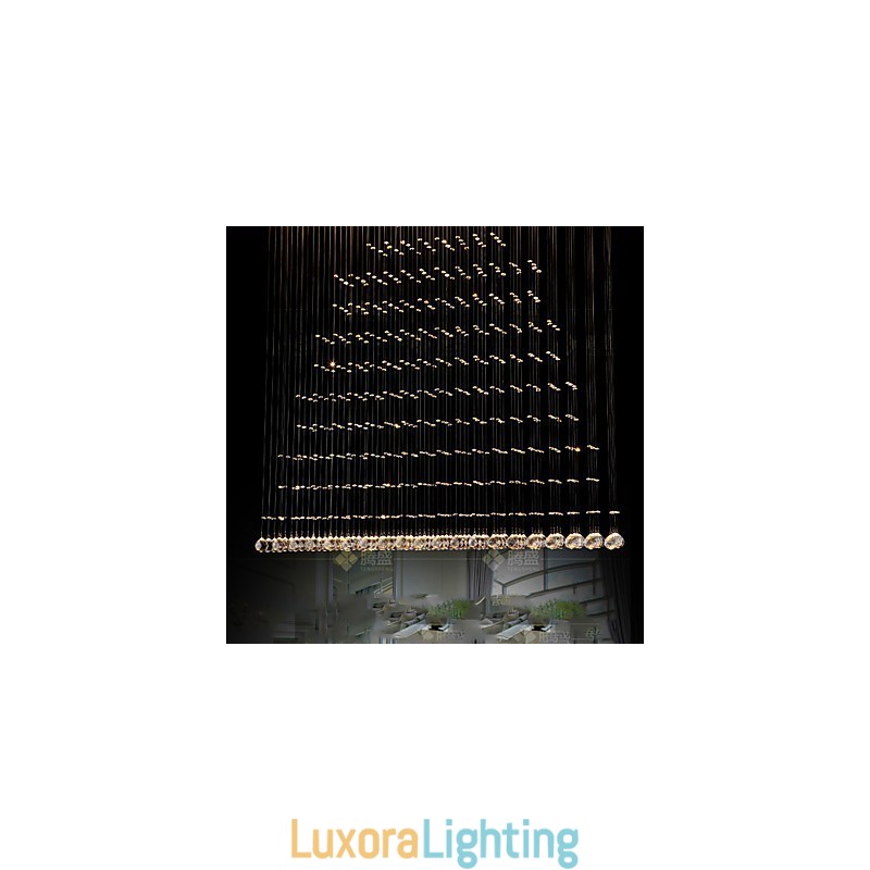 Designer Touch Decorative K9 Crystal Pendant Lamp Hanging Wire Chandelier Lighting Ceiling Light Indoor Caf茅