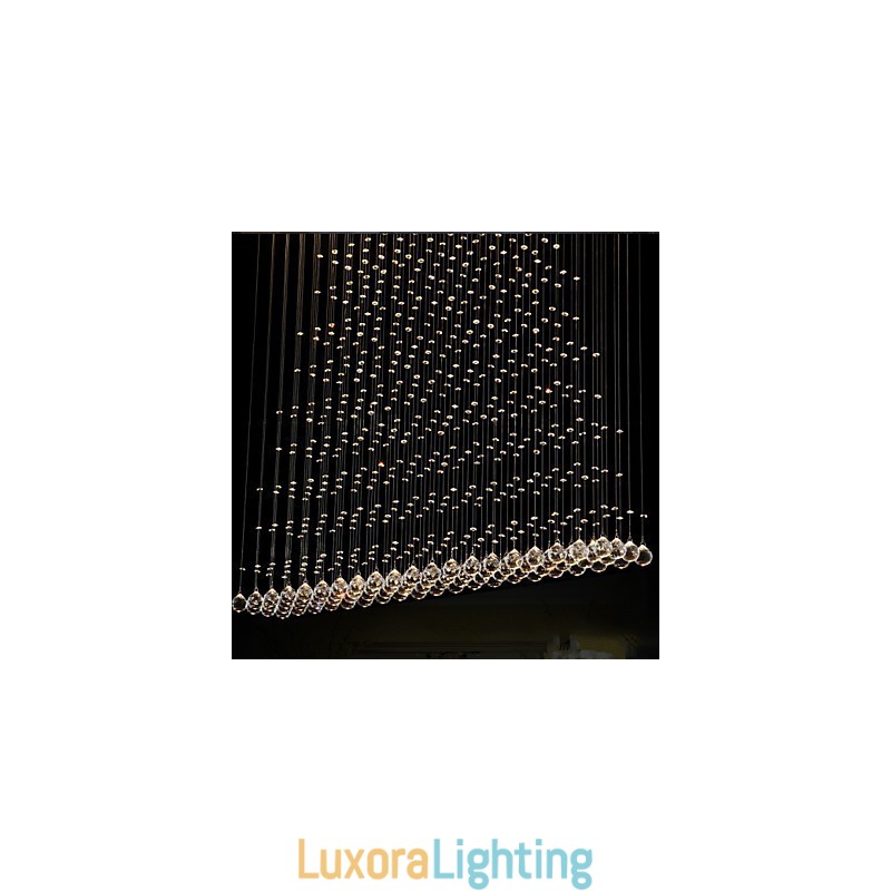 Designer Touch Decorative K9 Crystal Pendant Lamp Hanging Wire Chandelier Lighting Ceiling Light Indoor Caf茅