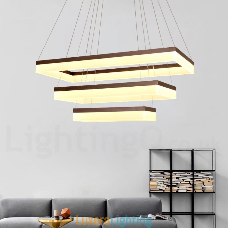 Designer Touch Decorative Wi Fi Smart Dimmable 3 Tiers Modern Contemporary Style Home Pendant Light