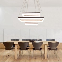 Designer Touch Decorative Wi Fi Smart Dimmable 3 Tiers Modern Contemporary Style Home Pendant Light