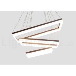 Designer Touch Decorative Wi Fi Smart Dimmable 3 Tiers Modern Contemporary Style Home Pendant Light