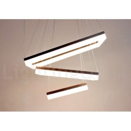 Designer Touch Decorative Wi Fi Smart Dimmable 3 Tiers Modern Contemporary Style Home Pendant Light