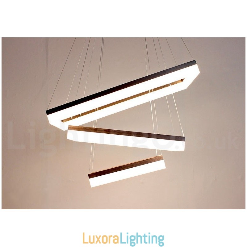 Designer Touch Decorative Wi Fi Smart Dimmable 3 Tiers Modern Contemporary Style Home Pendant Light