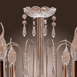 Designer Touch Decorative Elegant Crystal Chandelier with 9 Lights