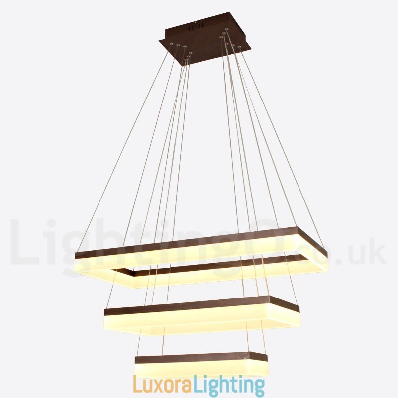 Designer Touch Decorative Wi Fi Smart Dimmable 3 Tiers Modern Contemporary Style Home Pendant Light