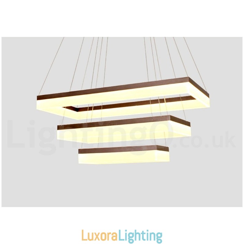 Designer Touch Decorative Wi Fi Smart Dimmable 3 Tiers Modern Contemporary Style Home Pendant Light