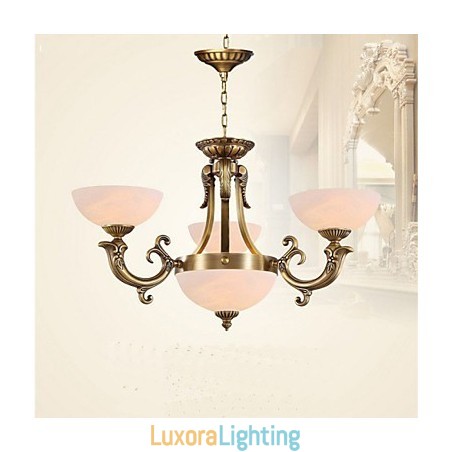 Designer Touch Decorative Jane Marble lighting Art Copper Lamp