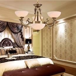 Designer Touch Decorative Jane Marble lighting Art Copper Lamp