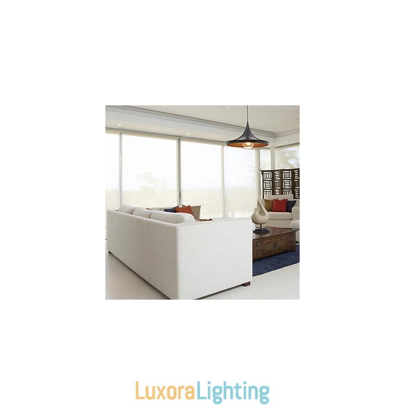 Designer Touch Decorative Pendant Light Retro Vintage Tom Dixon Design Black Painting Pendant Light Lights