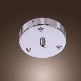 Designer Touch Decorative Artistic 6 Light Crystal Pendant Light with Glass Shade