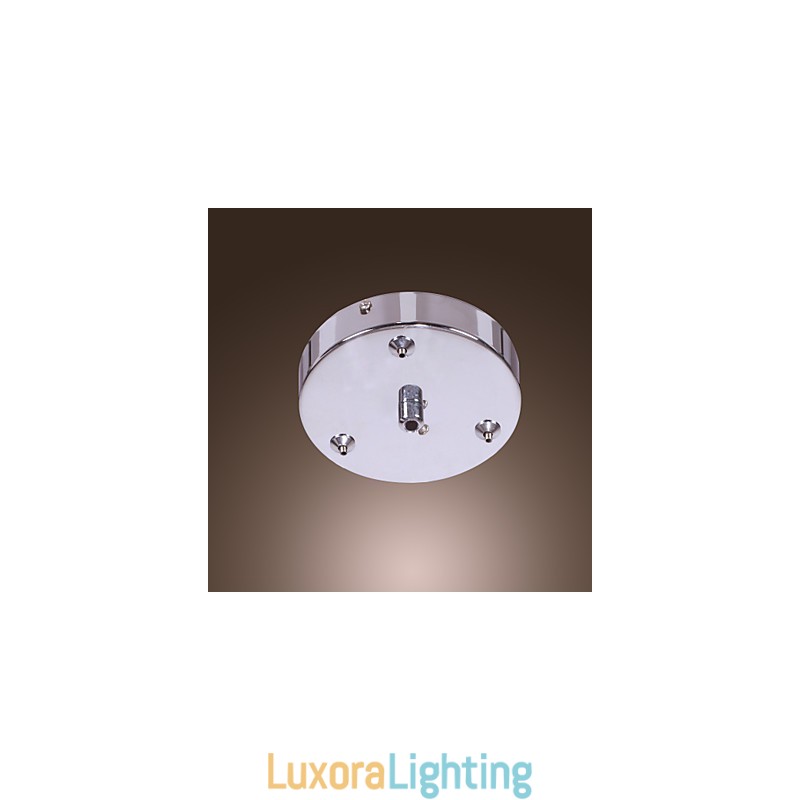 Designer Touch Decorative Artistic 6 Light Crystal Pendant Light with Glass Shade