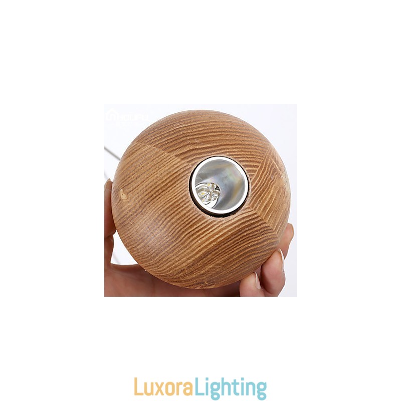 Designer Touch Decorative Pendant Lights Mini Style Lantern Wood Bamboo