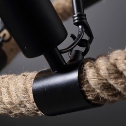 Designer Touch Decorative Chandelier Pendant Light Mini Style Rustic Lodge Metal