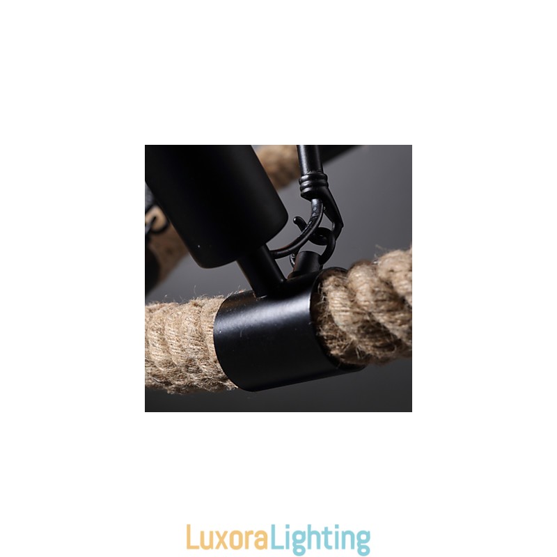 Designer Touch Decorative Chandelier Pendant Light Mini Style Rustic Lodge Metal