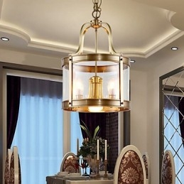 Designer Touch Decorative Pendant Lights Crystal Mini Style Traditional Classic Metal