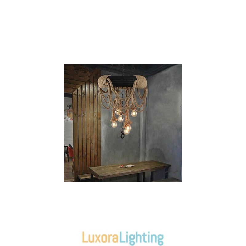 Designer Touch Decorative Pendant Lights Mini Style Rustic Lodge Plastic