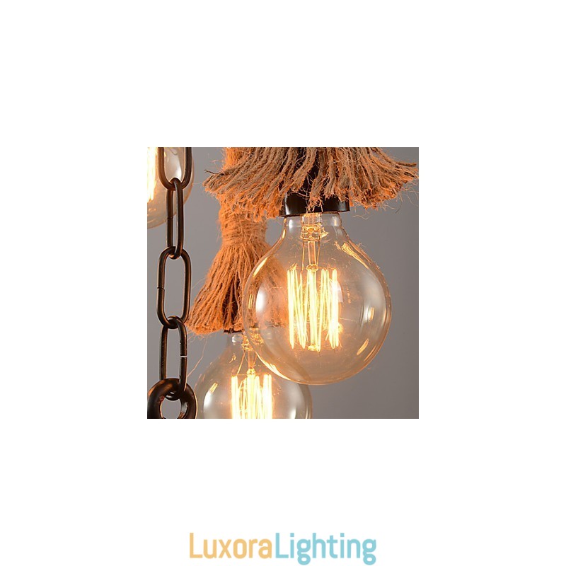 Designer Touch Decorative Pendant Lights Mini Style Rustic Lodge Plastic