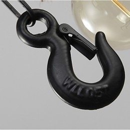 Designer Touch Decorative Pendant Lights Mini Style Rustic Lodge Plastic