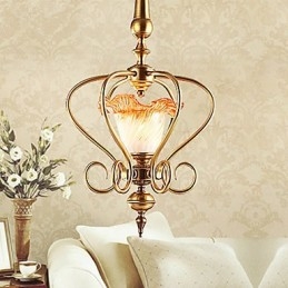 Designer Touch Decorative Pendant Lights Mini Style Traditional Classic Metal