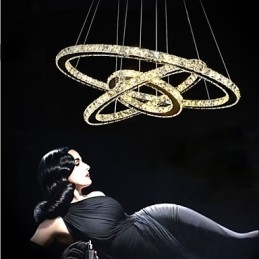 Designer Touch Decorative Pendant Lights Crystal Modern Contemporary Metal