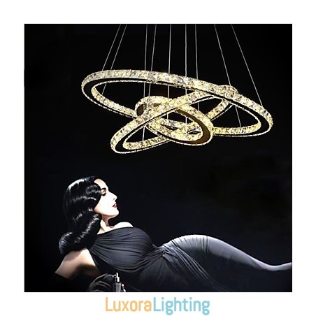 Designer Touch Decorative Pendant Lights Crystal Modern Contemporary Metal