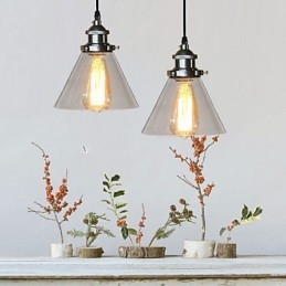 Designer Touch Decorative Traditional Classic Vintage Retro Country Globe Pendant Light