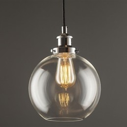 Designer Touch Decorative Traditional Classic Vintage Retro Country Globe Pendant Light