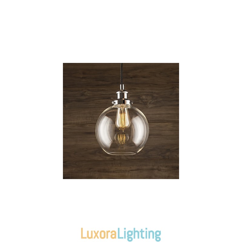 Designer Touch Decorative Traditional Classic Vintage Retro Country Globe Pendant Light