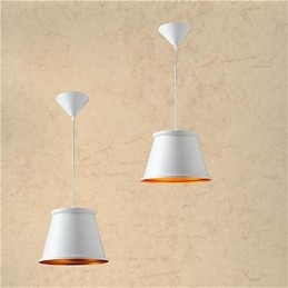 Designer Touch Decorative Classic Rustic Lodge Vintage Mini Style Painting Metal Pendant Light