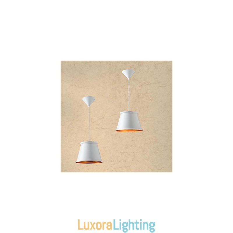 Designer Touch Decorative Classic Rustic Lodge Vintage Mini Style Painting Metal Pendant Light