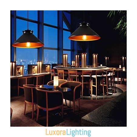 Designer Touch Decorative Traditional Vintage Retro Mini Style Painting Metal Pendant Light