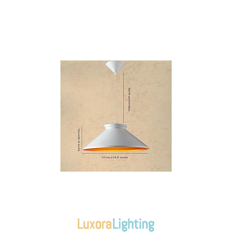 Designer Touch Decorative Traditional Vintage Retro Mini Style Painting Metal Pendant Light