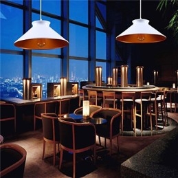 Designer Touch Decorative Traditional Vintage Retro Mini Style Painting Metal Pendant Light