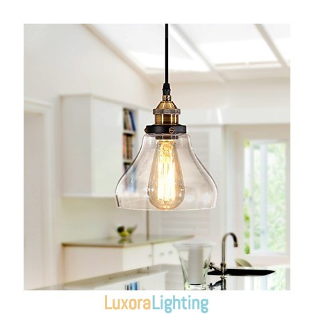 Designer Touch Decorative Traditional Classic Vintage Retro Country Globe Pendant Light