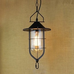 Designer Touch Decorative American Retro Rustic Pastoral Lighting Light Industrial Pendant Lamp