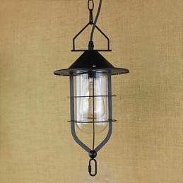 Designer Touch Decorative American Retro Rustic Pastoral Lighting Light Industrial Pendant Lamp
