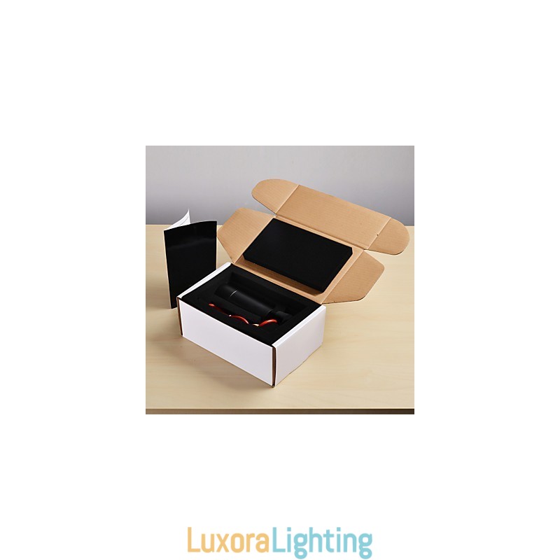 Designer Touch Decorative 1 Light Mini Pendant light Black Anodized with Aluminium