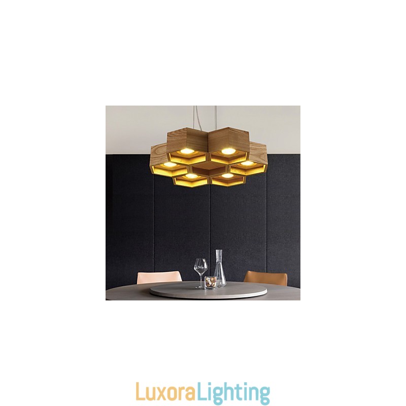 Designer Touch Decorative Pendant Lights Country Wood Bamboo