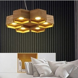Designer Touch Decorative Pendant Lights Country Wood Bamboo