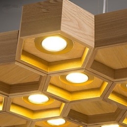 Designer Touch Decorative Pendant Lights Country Wood Bamboo