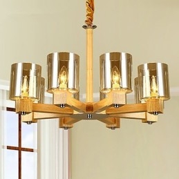 Designer Touch Decorative Pendant Lights Country Wood Bamboo