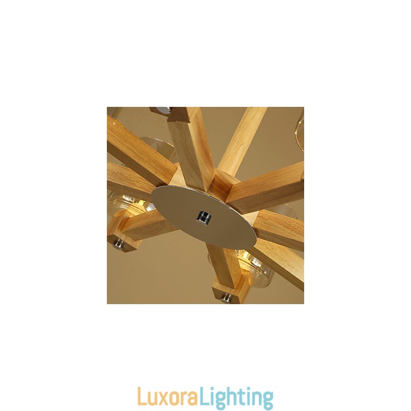 Designer Touch Decorative Pendant Lights Country Wood Bamboo