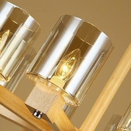 Designer Touch Decorative Pendant Lights Country Wood Bamboo