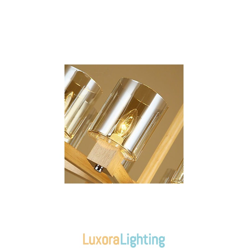 Designer Touch Decorative Pendant Lights Country Wood Bamboo