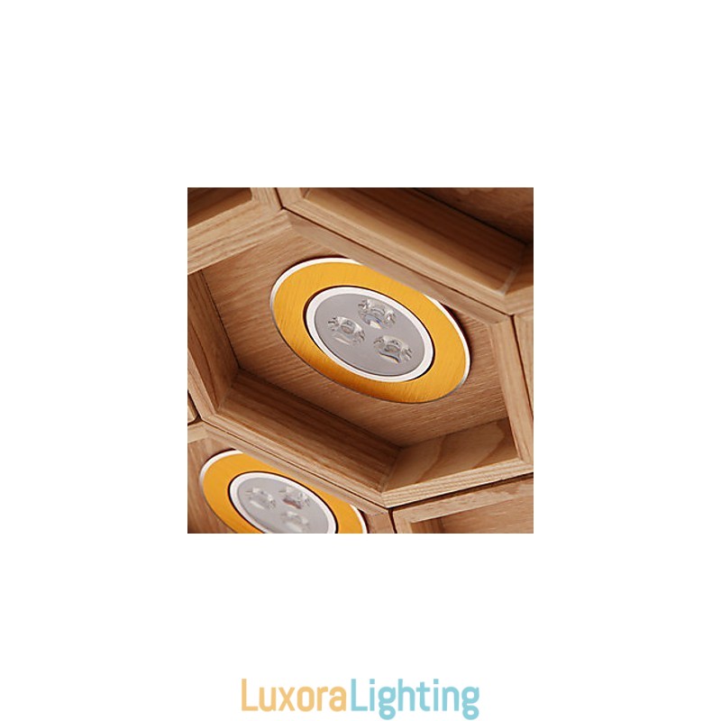 Designer Touch Decorative Pendant Lights Country Wood Bamboo