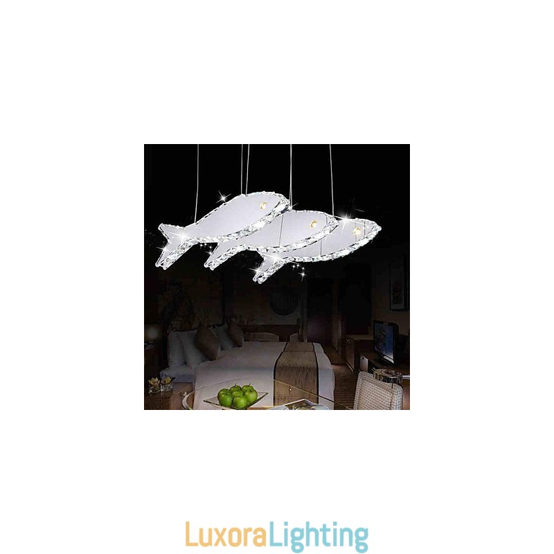 Designer Touch Decorative Modern Contemporary Crystal Metal Pendant Light